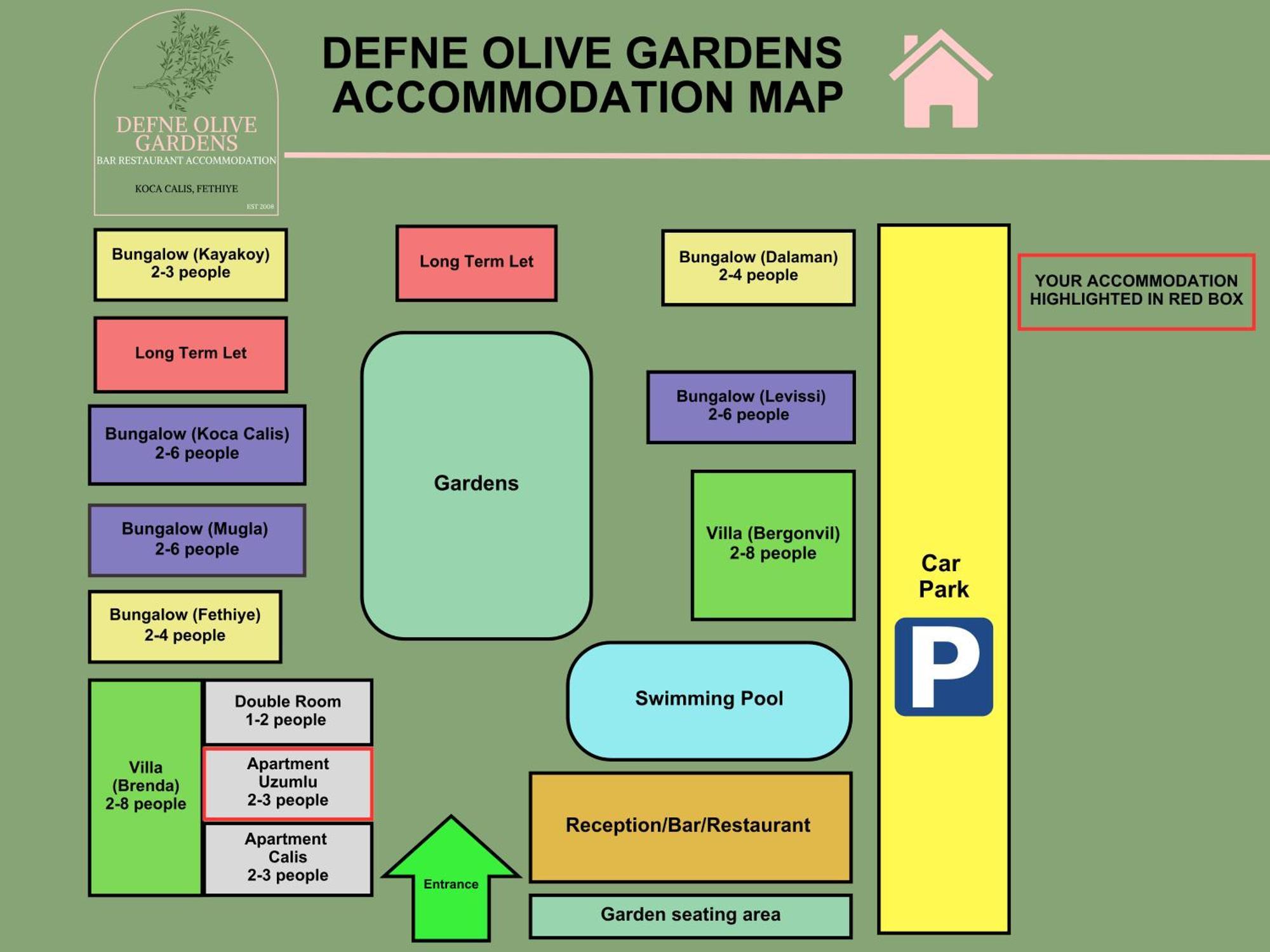 Defne Olive Gardens, Koca Calis, Fethiye - Previously Defne Pansiyon 客房 照片